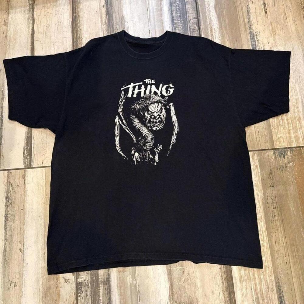 Black The Thing Horror Movie Promo Tee Tee